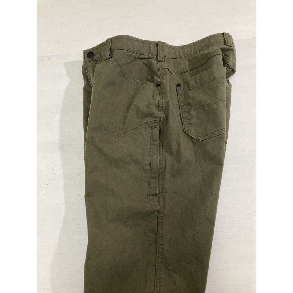 AKHG Alaskan Hardgear Pants Womens 10L Green Stone Run Relaxed 7 Pocket - Picture 4 of 15